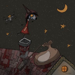 Illustrazione di Valerio Magini - Befana
