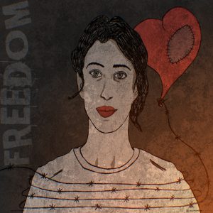 Illustrazione di Valerio Magini - ritratto di Cecilia Sala