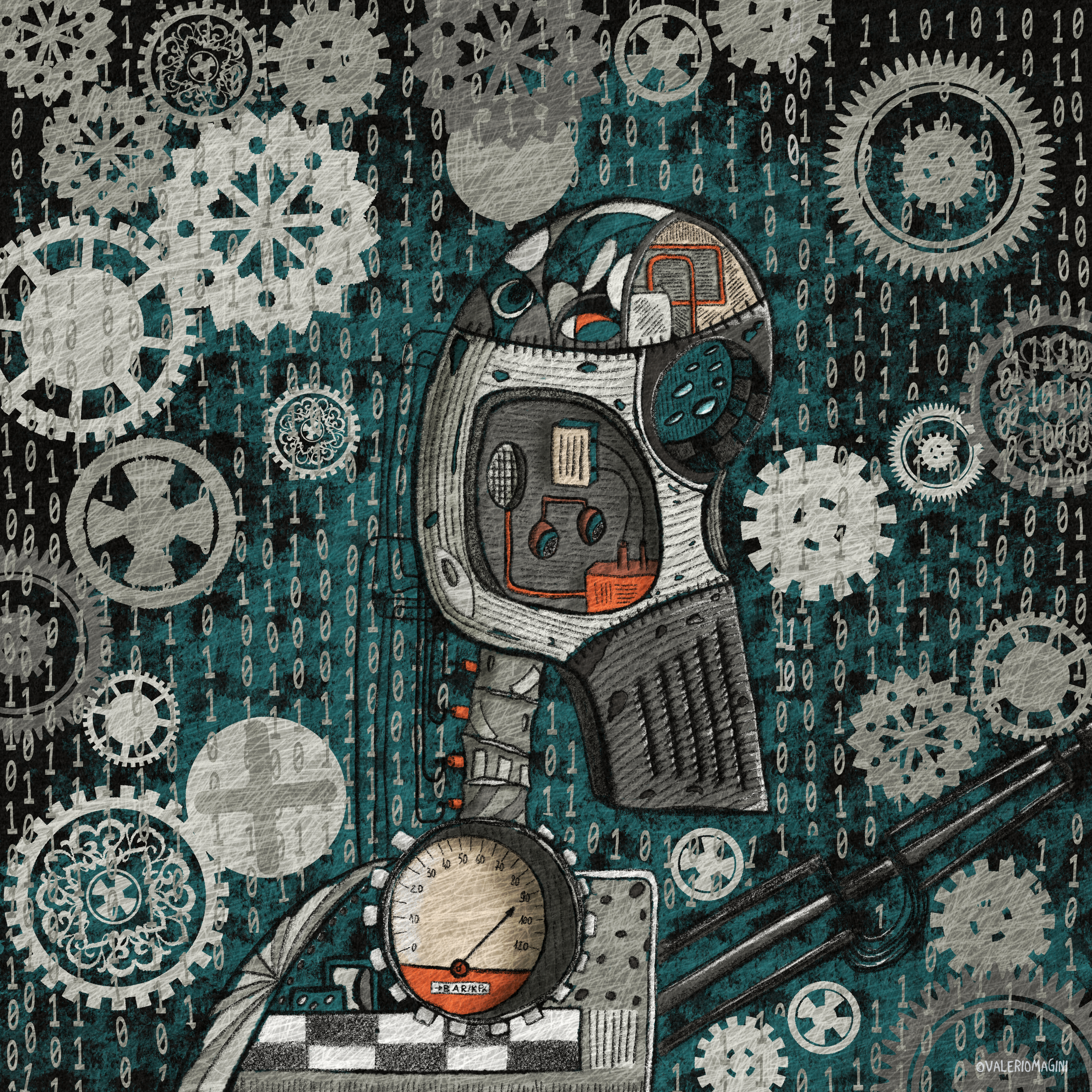 Nella mente dell'Autore - Clip00190 - Illustrazione di Valerio Magini