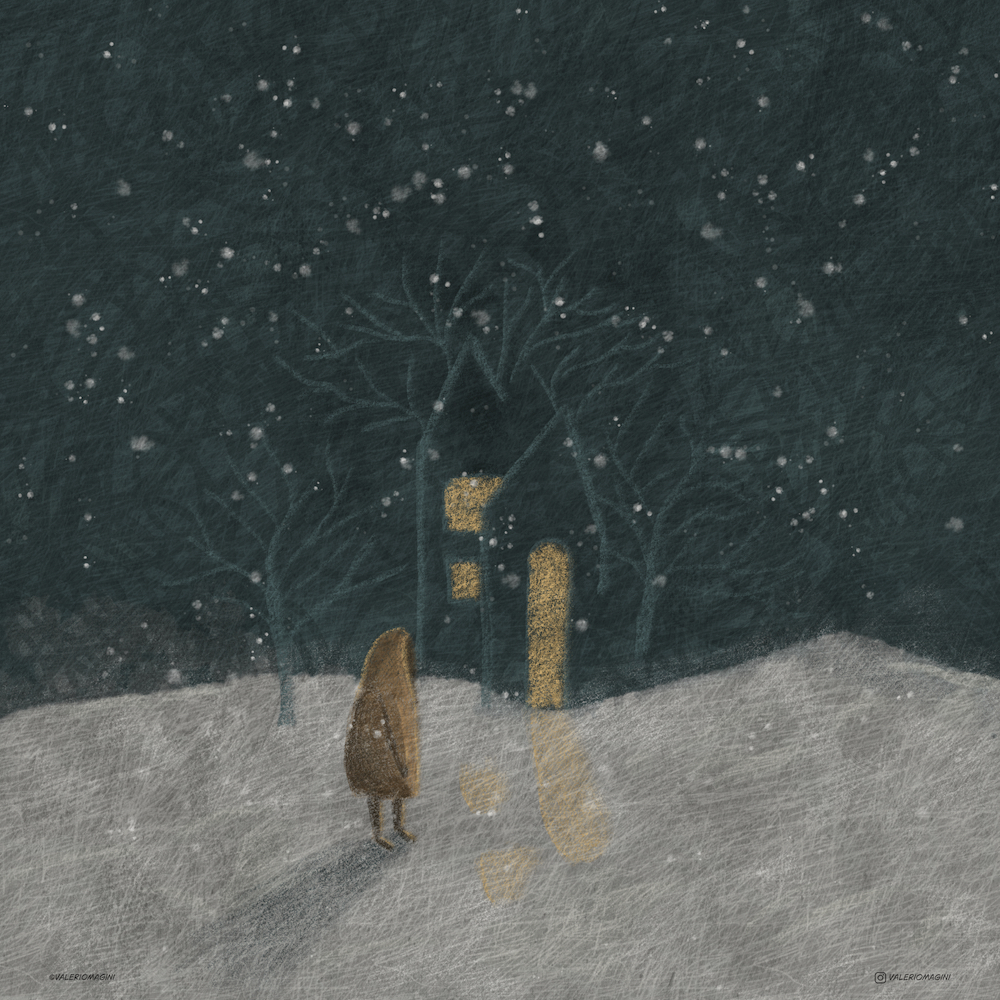 Inverno Clip00165 illustrazione di Valerio Magini