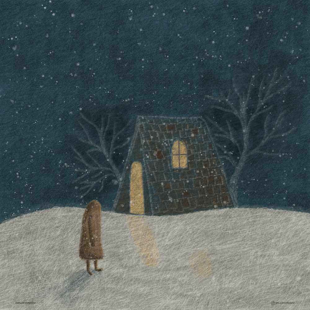 Inverno Clip00166 illustrazione di Valerio Magini