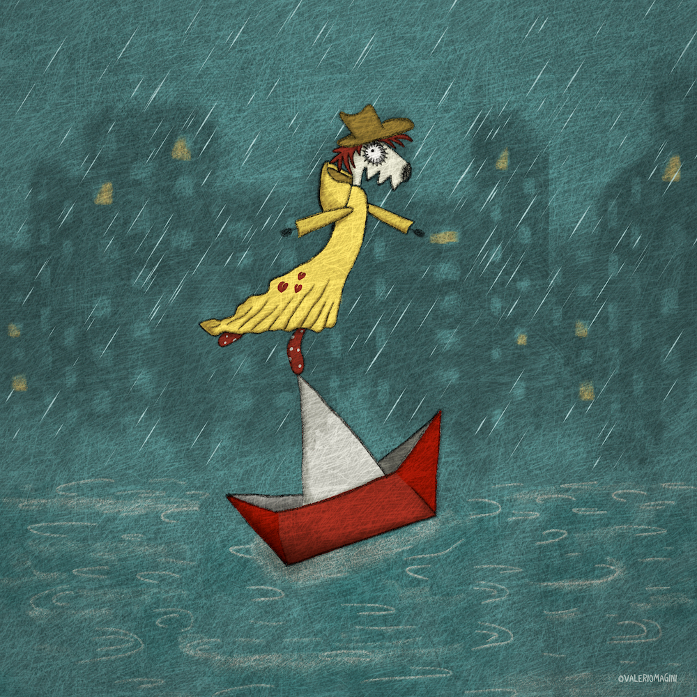 Pioggia in Settembre - Clip00185 - Illustrazione di Valerio Magini