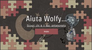 Gioco AIUTA WOLFY tratto dal libro Wolfy e la Luna di Valerio Magini