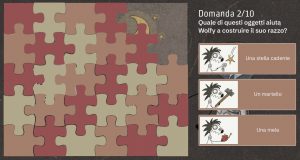 Gioco AIUTA WOLFY tratto dal libro Wolfy e la Luna di Valerio Magini