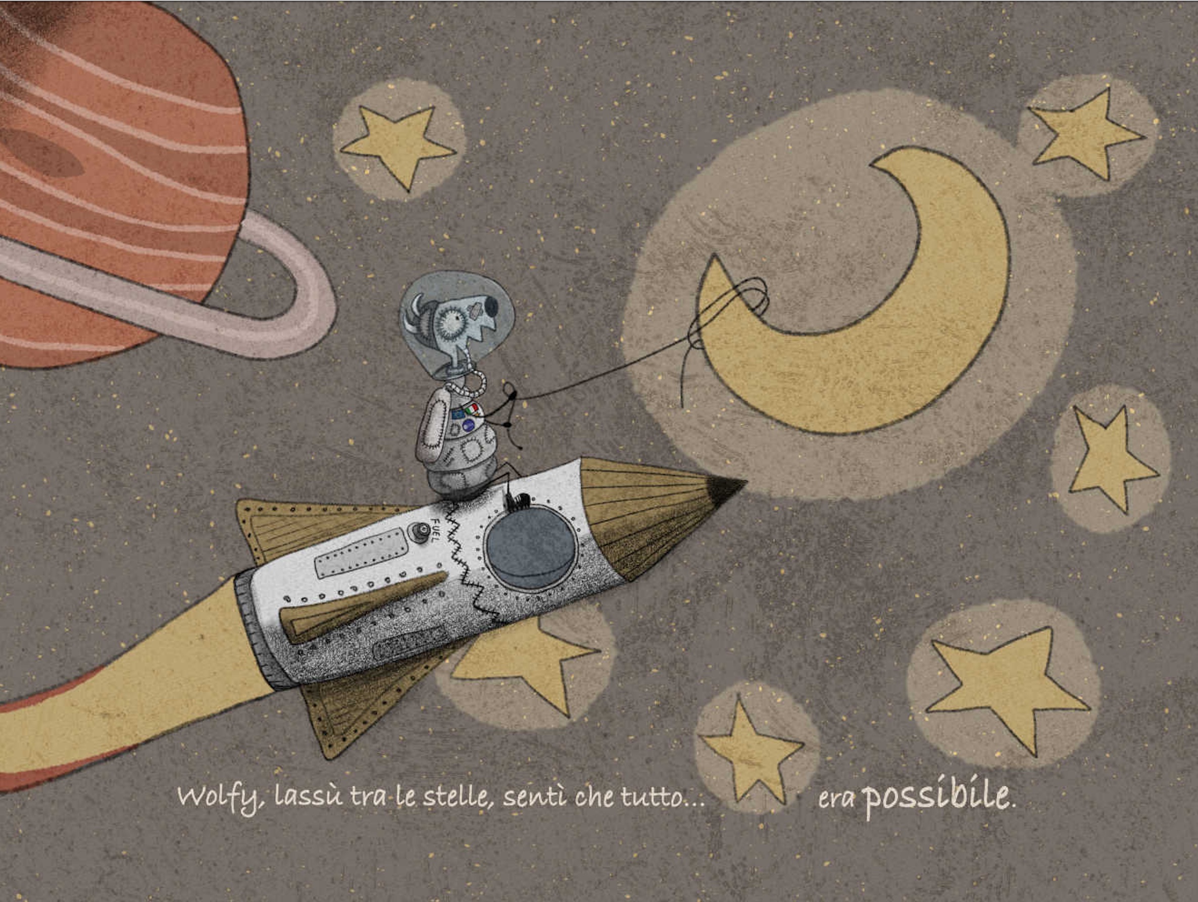 Immagine (3) tratta dal libro Wolfy e la Luna di Valerio Magini
