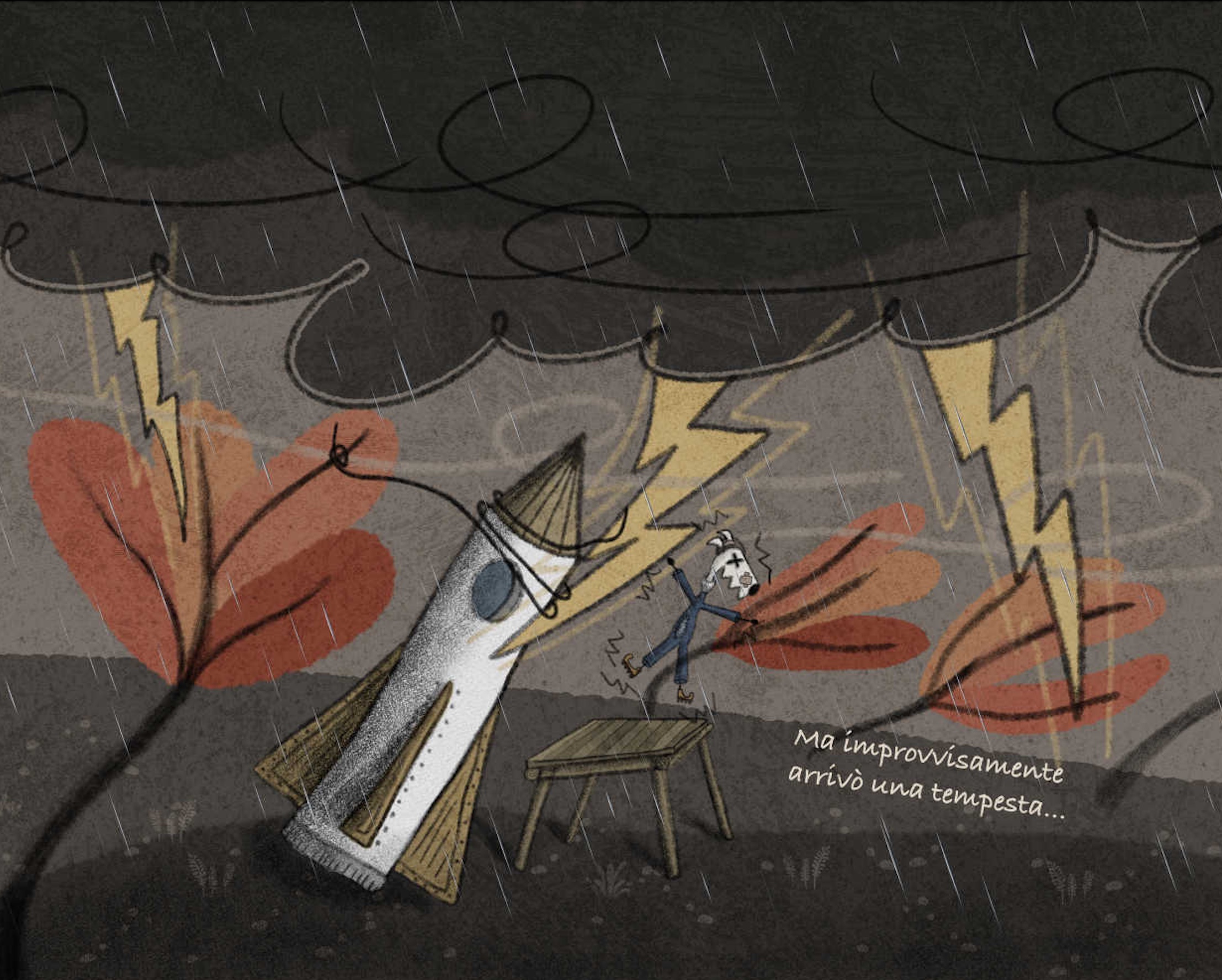 Immagine (4) tratta dal libro Wolfy e la Luna di Valerio Magini