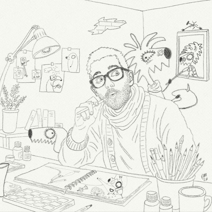 Autore e personaggi - Valerio + Millo + Wolfy